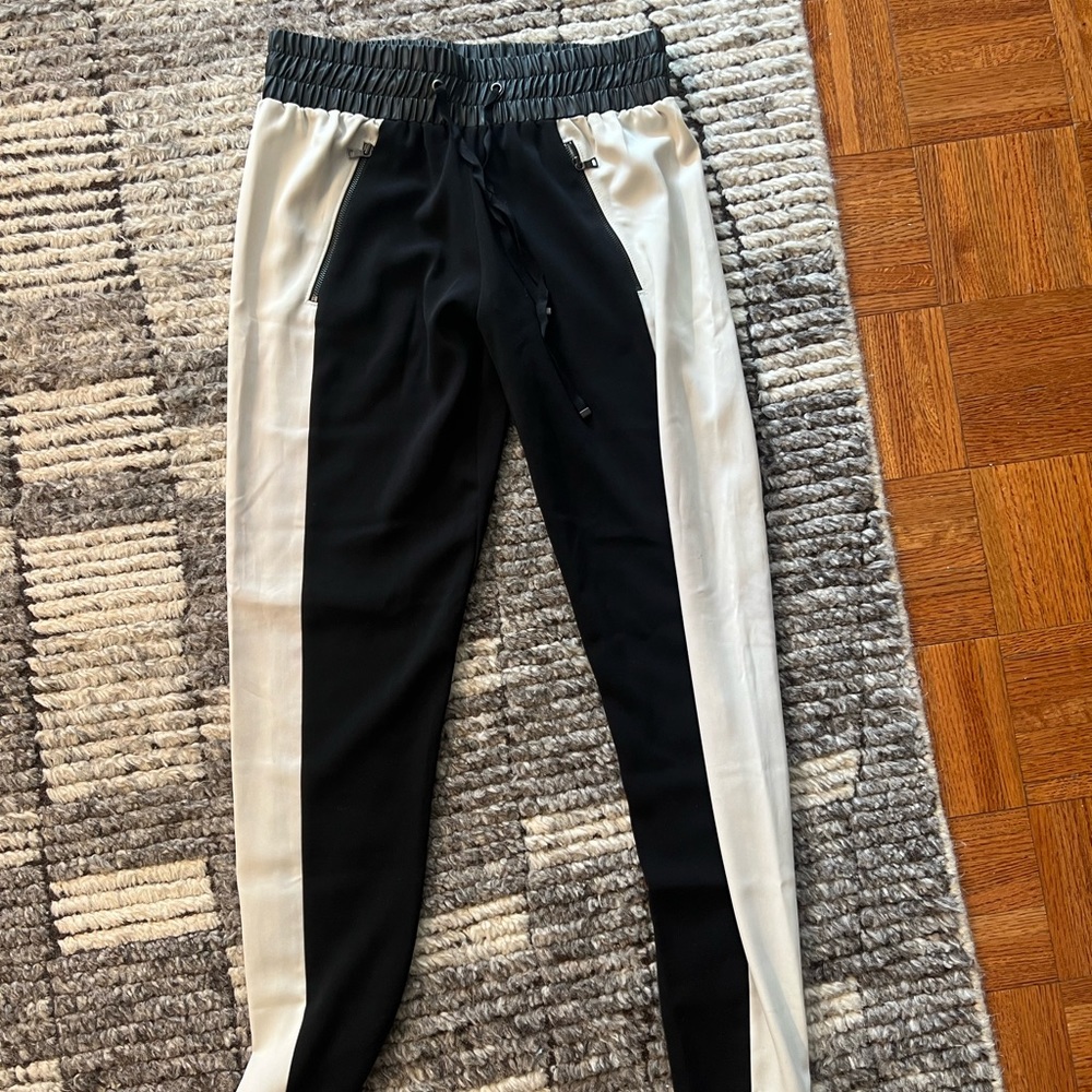 David Lerner silk jogger pants